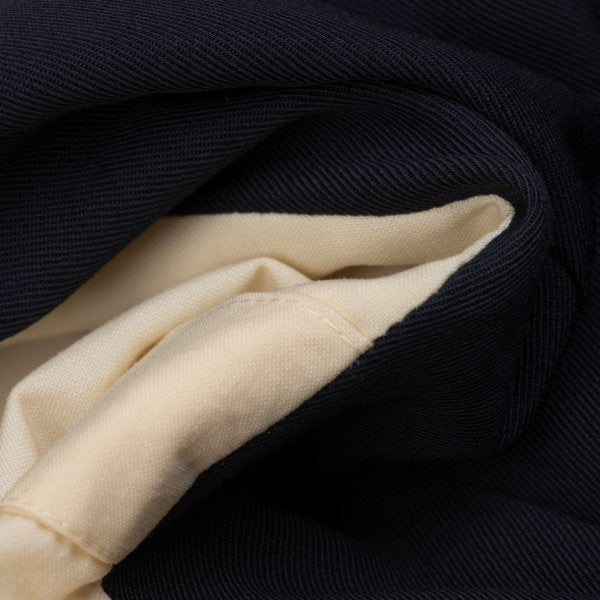 Yohji Yamamoto POUR HOMME Wool Gabardine Jacket Navy Size M