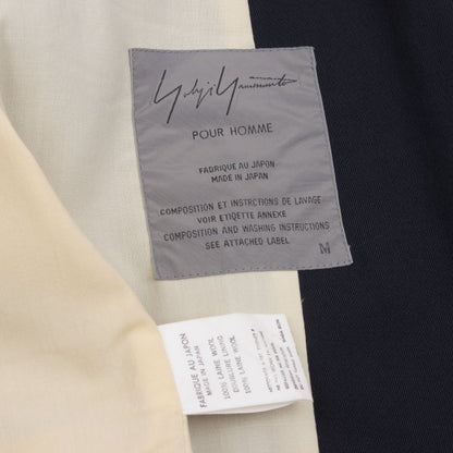 Yohji Yamamoto POUR HOMME Wool Gabardine Jacket Navy Size M