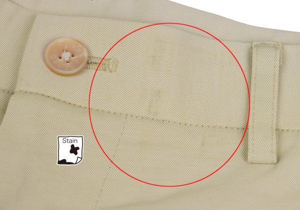 Papas Beige Poly Blend Stretch Casual Pants Size L