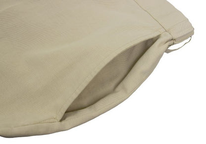 Papas Beige Poly Blend Stretch Casual Pants Size L