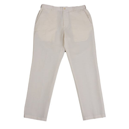 Papas+ Poly Seersucker Pants Beige Size L
