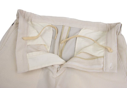 Papas+ Poly Seersucker Pants Beige Size L