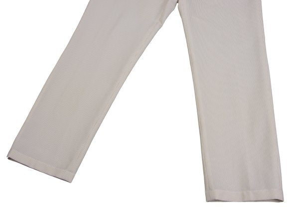Papas+ Poly Seersucker Pants Beige Size L