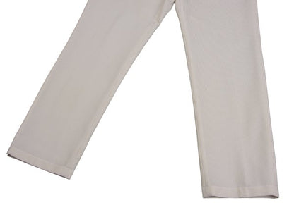 Papas+ Poly Seersucker Pants Beige Size L