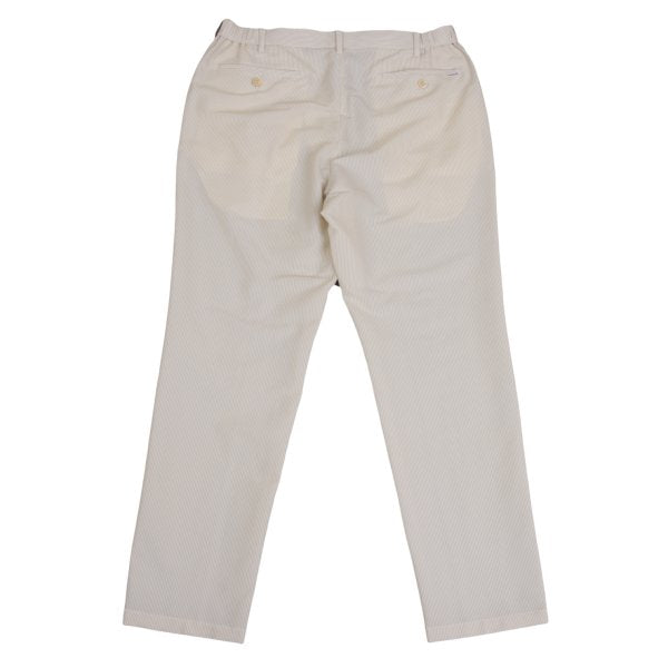 Papas+ Poly Seersucker Pants Beige Size L
