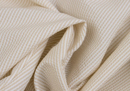 Papas+ Poly Seersucker Pants Beige Size L
