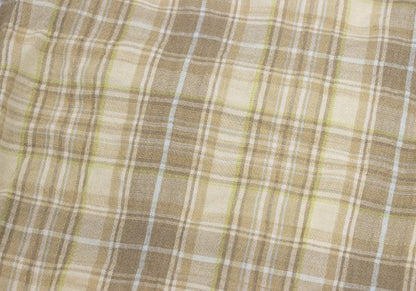 PAPAS&SONS Beige Linen Cotton Button-Down Shirt Size 48M