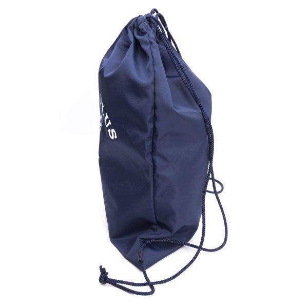 Papas Nylon Logo Print Drawstring Bag Navy