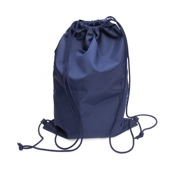 Papas Nylon Logo Print Drawstring Bag Navy