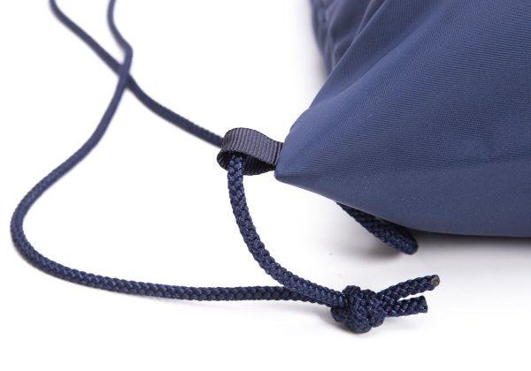 Papas Nylon Logo Print Drawstring Bag Navy