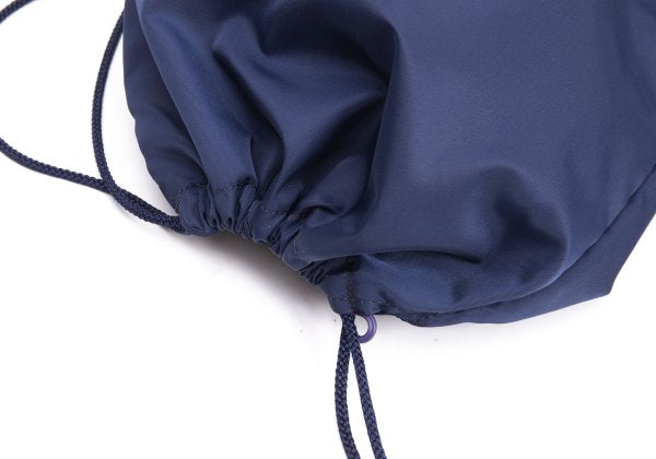 Papas Nylon Logo Print Drawstring Bag Navy