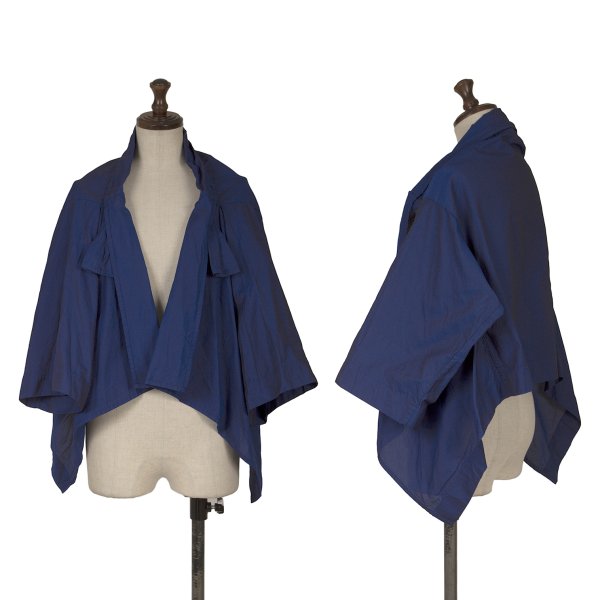 ISSEY MIYAKE 19SS Polyester Neck Cord Jacket Blue Size 2