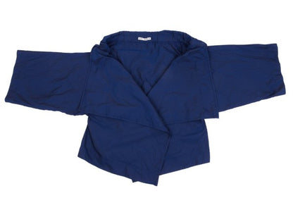 ISSEY MIYAKE 19SS Polyester Neck Cord Jacket Blue Size 2