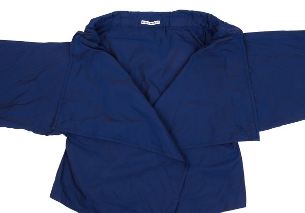ISSEY MIYAKE 19SS Polyester Neck Cord Jacket Blue Size 2