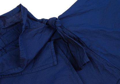 ISSEY MIYAKE 19SS Polyester Neck Cord Jacket Blue Size 2