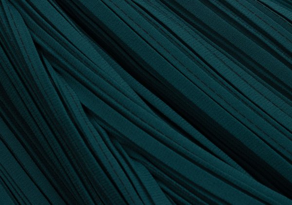 ISSEY MIYAKE Pleated Collar Design Jacket Deep Green Size 2