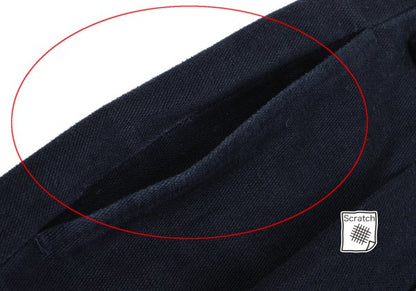 Papas Cotton Blend Two-Pleat Pants Navy Size 50L