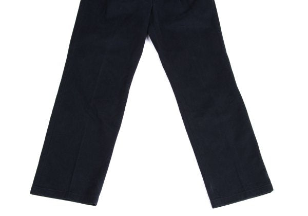 Papas Cotton Blend Two-Pleat Pants Navy Size 50L