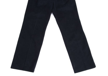 Papas Cotton Blend Two-Pleat Pants Navy Size 50L