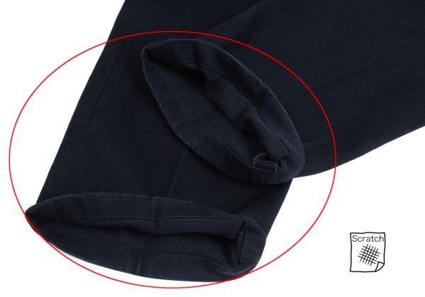 Papas Cotton Blend Two-Pleat Pants Navy Size 50L