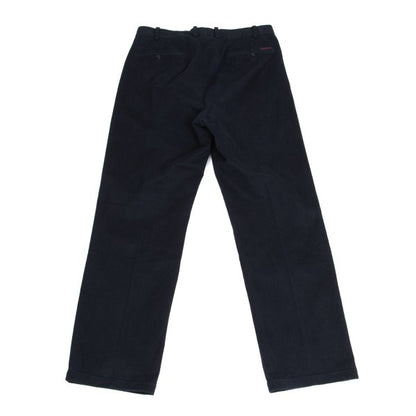 Papas Cotton Blend Two-Pleat Pants Navy Size 50L