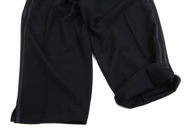 Yohji Yamamoto POUR HOMME Wool 3-Stripe Pants Black Size S