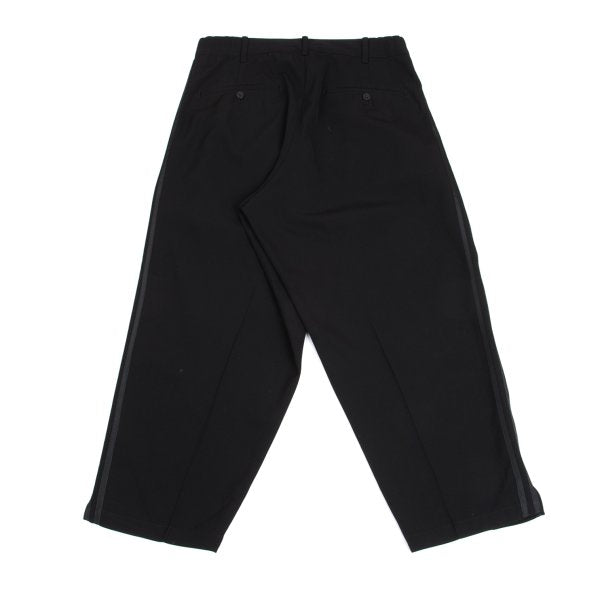 Yohji Yamamoto POUR HOMME Wool 3-Stripe Pants Black Size S
