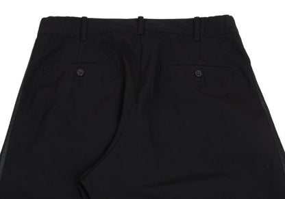 Yohji Yamamoto POUR HOMME Wool 3-Stripe Pants Black Size S