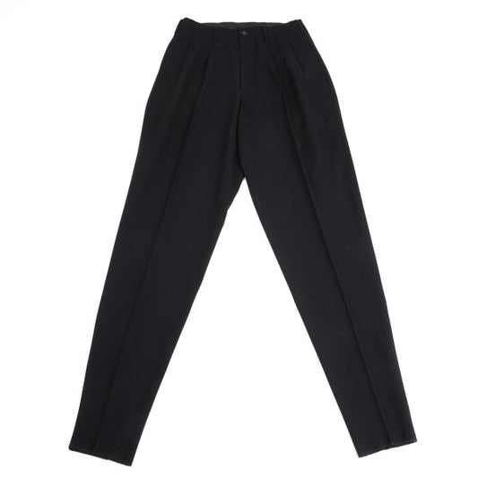 Yohji Yamamoto PH Wool Gabardine Tuck Pants Navy Size M