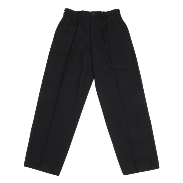 Yohji Yamamoto POUR HOMME Wool Gabardine Pants Black Size S