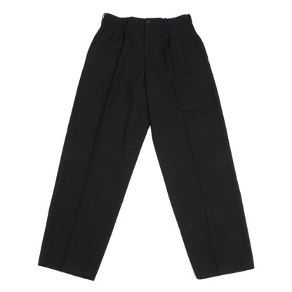 Yohji Yamamoto POUR HOMME Wool Gabardine Pants Black Size S
