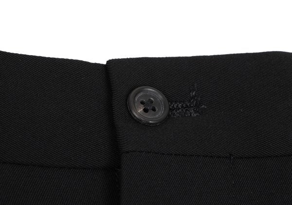Yohji Yamamoto POUR HOMME Wool Gabardine Pants Black Size S