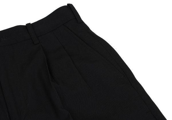 Yohji Yamamoto POUR HOMME Wool Gabardine Pants Black Size S