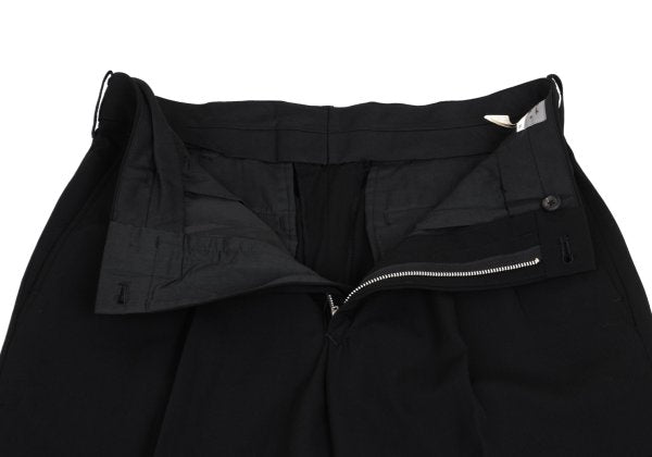 Yohji Yamamoto POUR HOMME Wool Gabardine Pants Black Size S