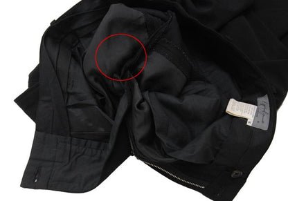Yohji Yamamoto POUR HOMME Wool Gabardine Pants Black Size S
