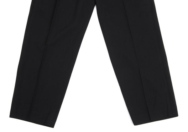 Yohji Yamamoto POUR HOMME Wool Gabardine Pants Black Size S