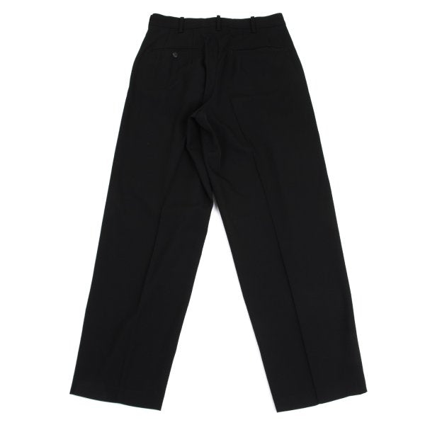 Yohji Yamamoto POUR HOMME Wool Gabardine Pants Black Size S