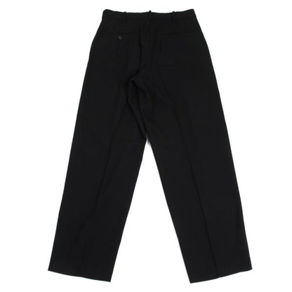 Yohji Yamamoto POUR HOMME Wool Gabardine Pants Black Size S