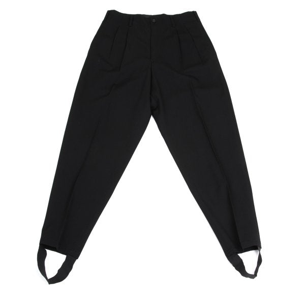 Yohji Yamamoto POUR HOMME Wool Gabardine Pants Black Size S