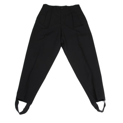 Yohji Yamamoto POUR HOMME Wool Gabardine Pants Black Size S