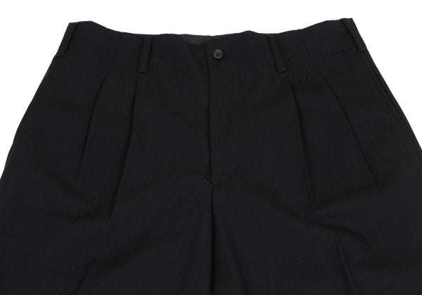 Yohji Yamamoto POUR HOMME Wool Gabardine Pants Black Size S