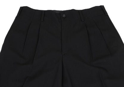 Yohji Yamamoto POUR HOMME Wool Gabardine Pants Black Size S