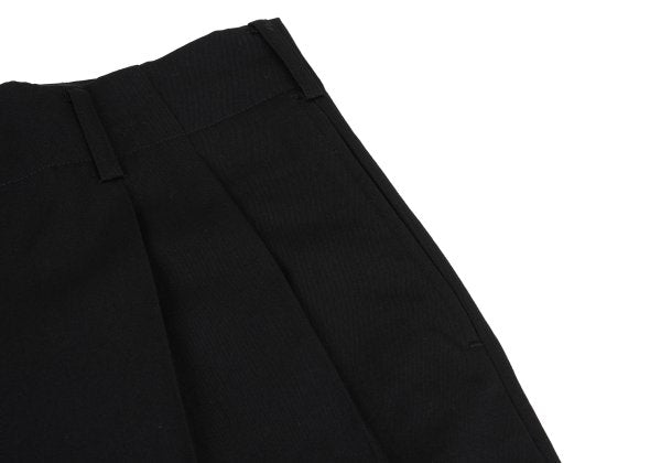 Yohji Yamamoto POUR HOMME Wool Gabardine Pants Black Size S