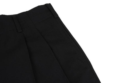 Yohji Yamamoto POUR HOMME Wool Gabardine Pants Black Size S