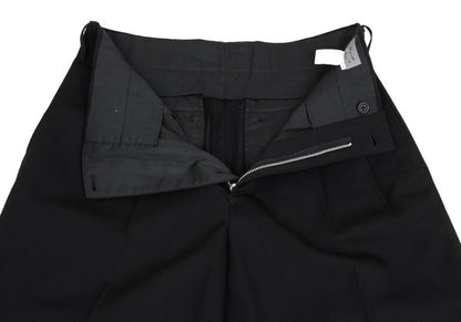 Yohji Yamamoto POUR HOMME Wool Gabardine Pants Black Size S