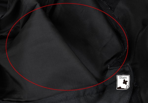 Yohji Yamamoto POUR HOMME Wool Gabardine Pants Black Size S