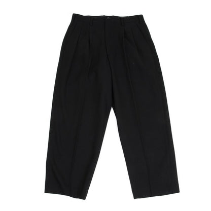 Yohji Yamamoto POUR HOMME Wool Nylon Pants Black Size L