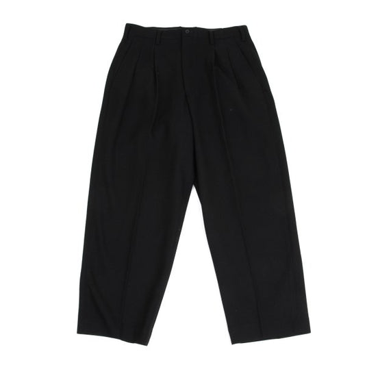 Yohji Yamamoto POUR HOMME Wool Nylon Pants Black Size L
