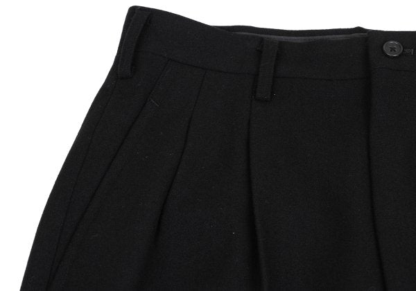 Yohji Yamamoto POUR HOMME Wool Nylon Pants Black Size L