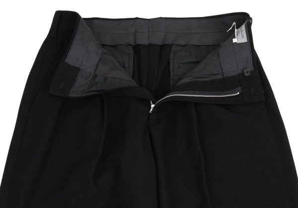 Yohji Yamamoto POUR HOMME Wool Nylon Pants Black Size L
